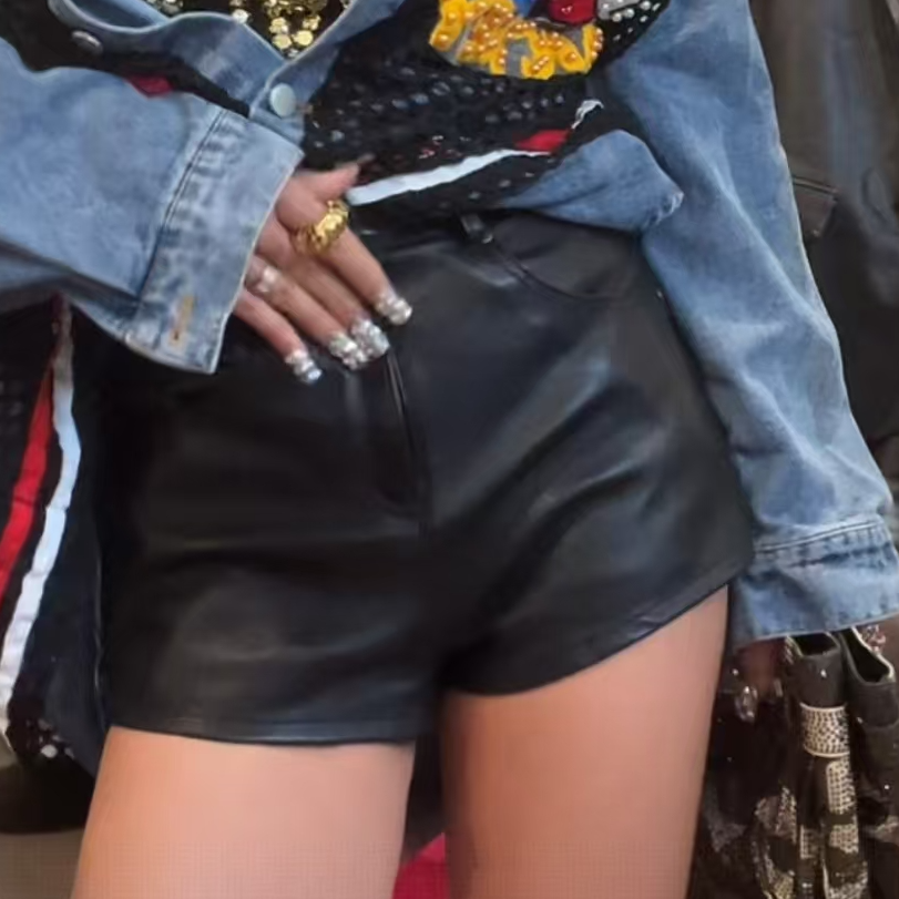 A新  时尚百搭夏季毛边洋气休闲春季短裤