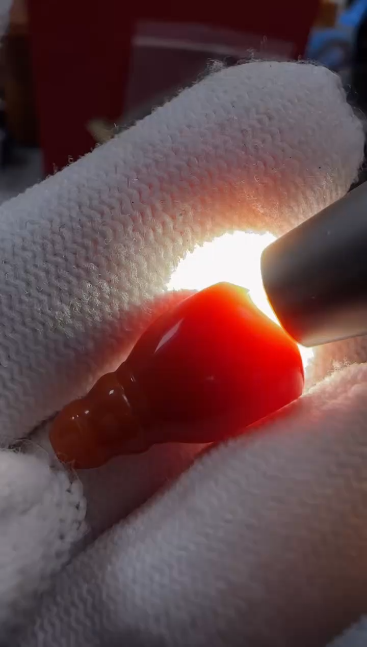 【闪购商品】南红玛瑙颈饰未镶嵌三通