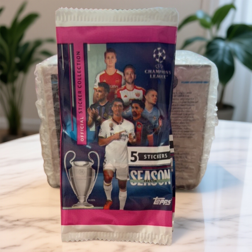 （默认代拆）Topps2023/24欧冠贴纸 南美版 梅西C罗姆巴佩