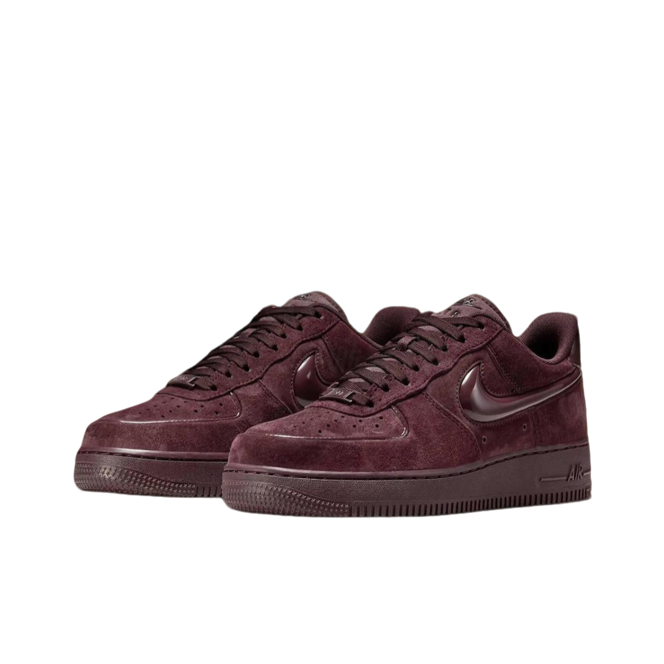 【滔搏联动】NIKE耐克女子流光风AF1酒红空军一号板鞋HV4406-600