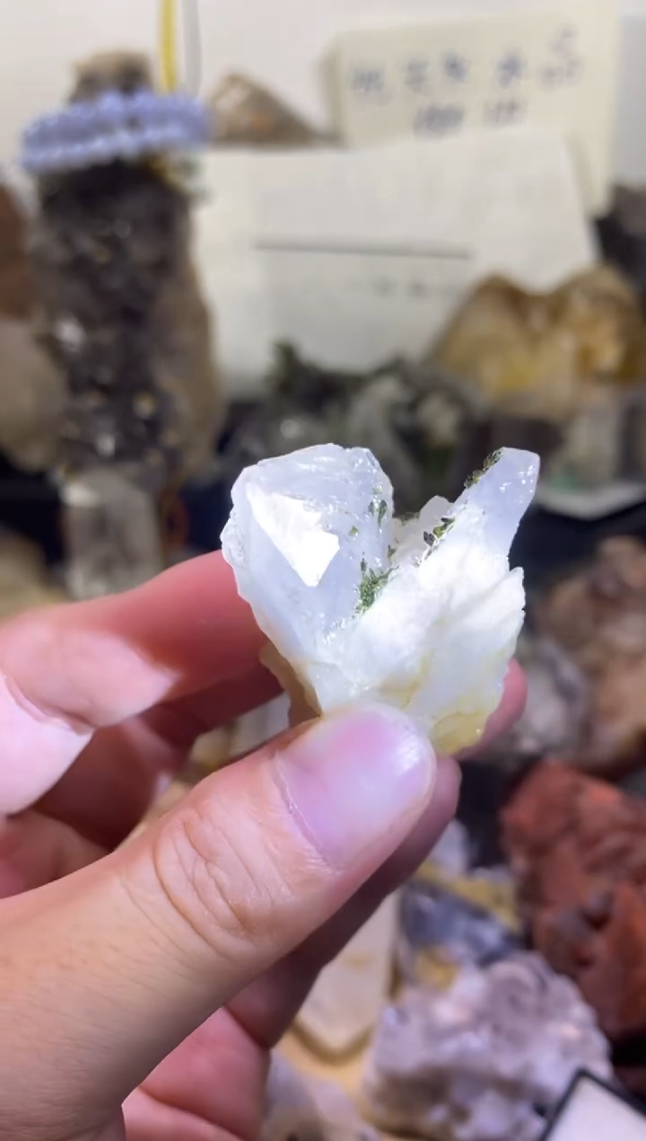 水晶珠宝半成品未镶嵌51号四川超七花园水晶