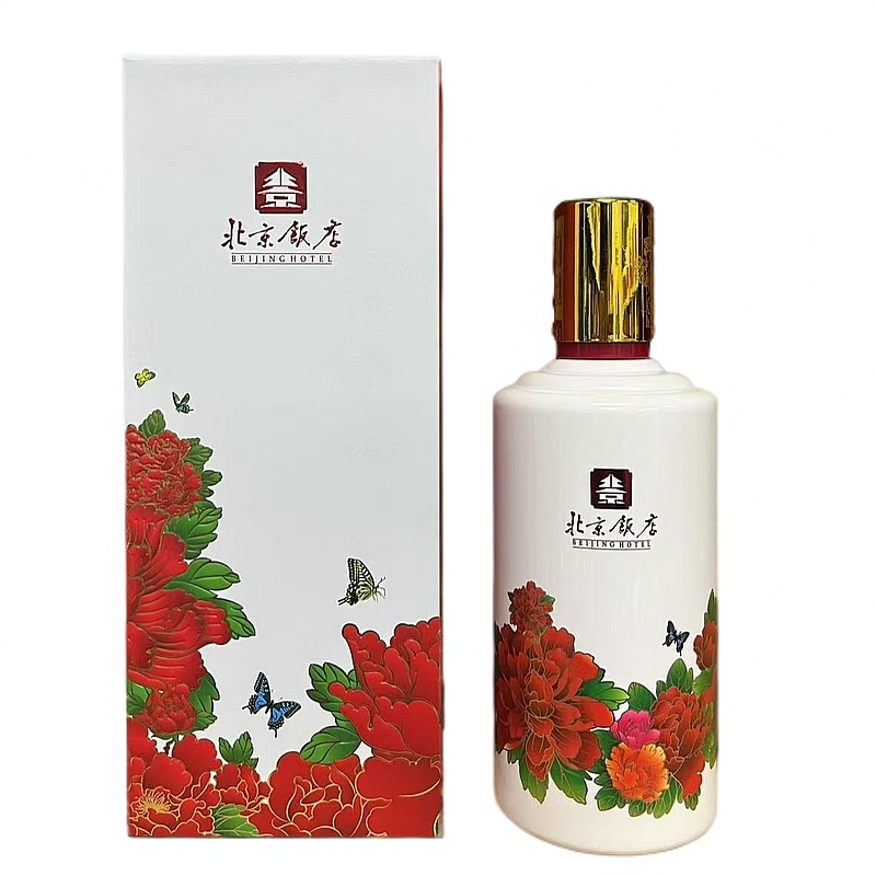百藏【酒水节】北京饭店·百藏花开酒 花开盛世 酱香型白酒53度500ml