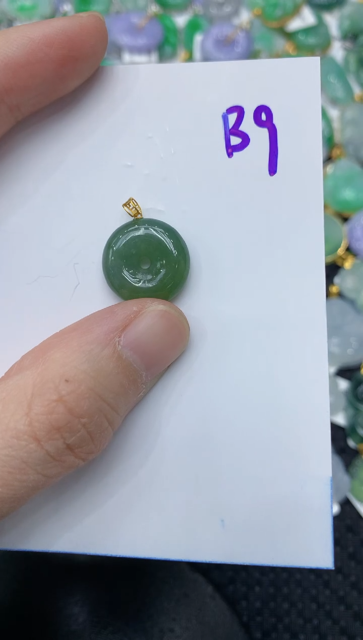 【闪购商品】翡翠颈饰18K金镶嵌11111111111