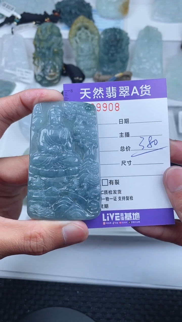 【闪购商品】翡翠颈饰未镶嵌       908