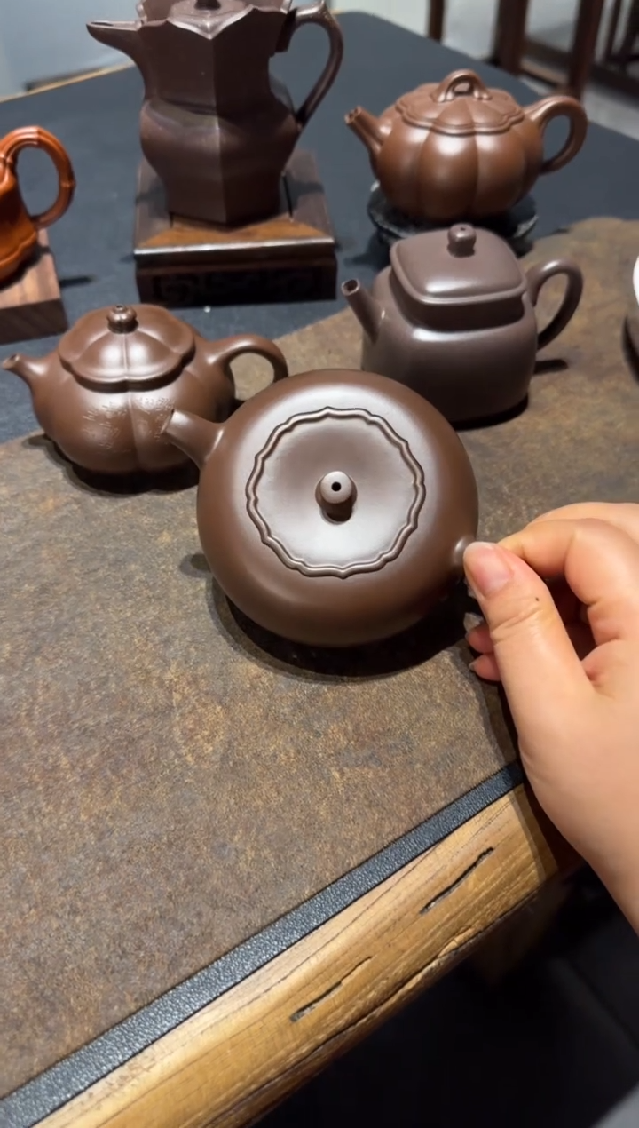 茶壶紫砂沧**辰柿柿如意