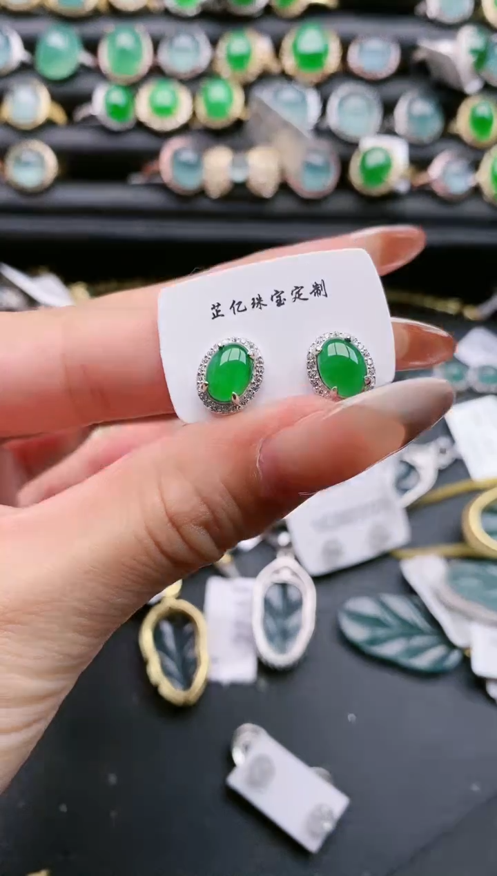 【闪购商品】翡翠戒指银S925镶嵌1111111