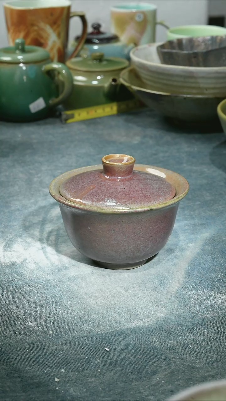 【闪购商品】碗浪鬼家釉绘柴烧