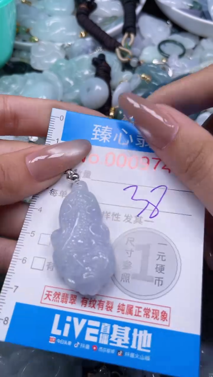 颈饰未镶嵌翡翠9742