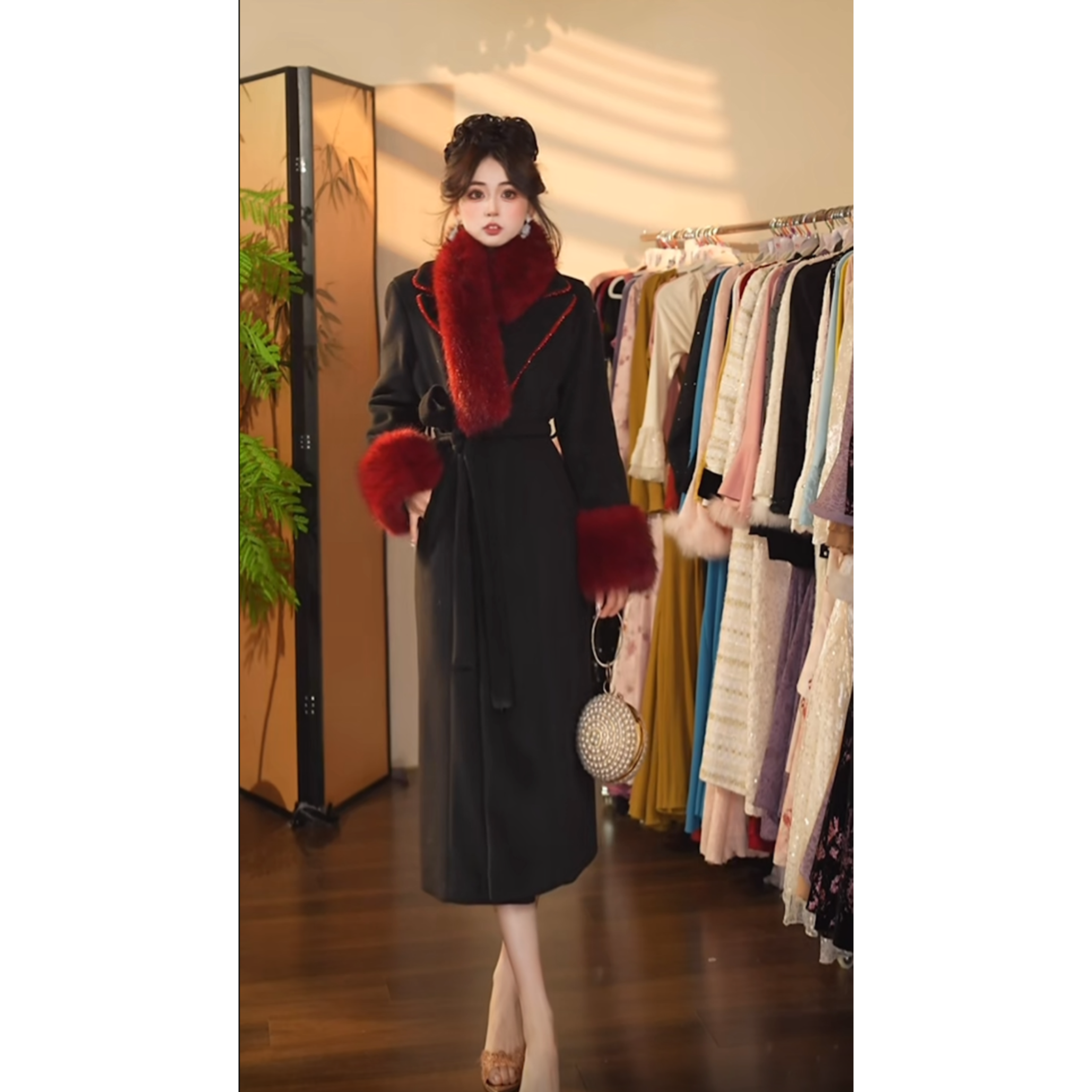 【瑞瑞定制】玫瑰夜语（90白鸭绒）X820B外套-975