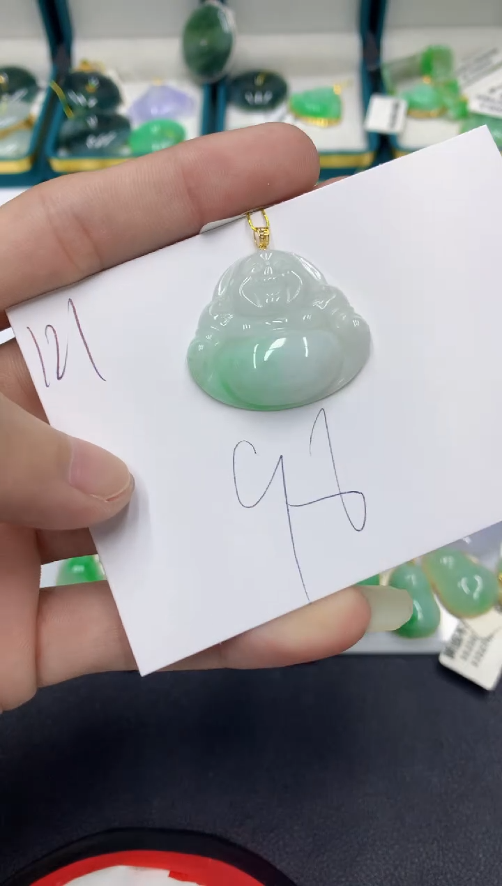 【闪购商品】翡翠颈饰18K金镶嵌翡翠