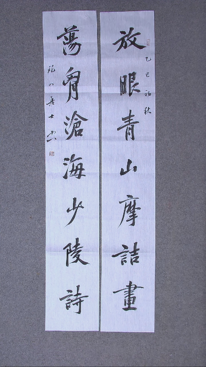 书法王立新 山东德州138*23*2尺寸