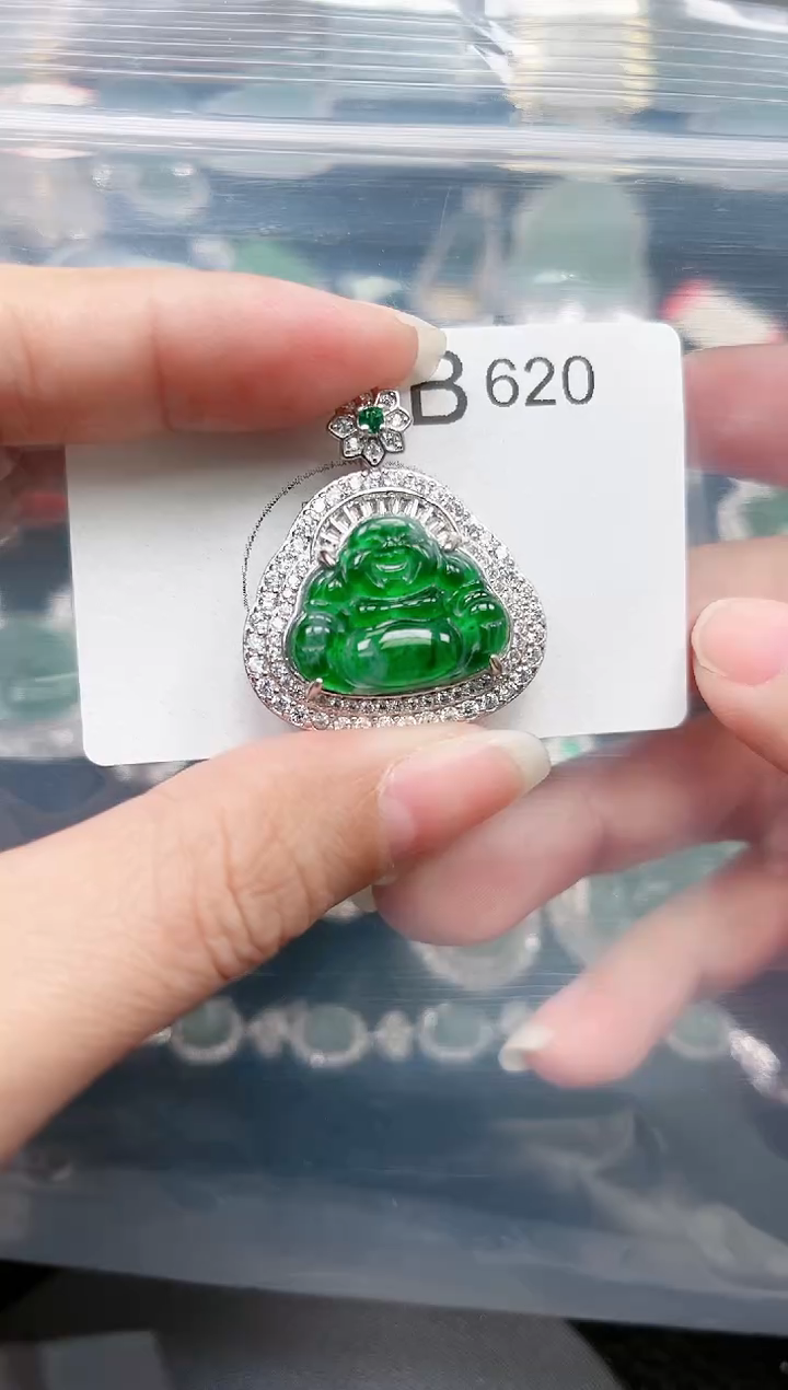 【闪购商品】翡翠颈饰未镶嵌620赠皮绳