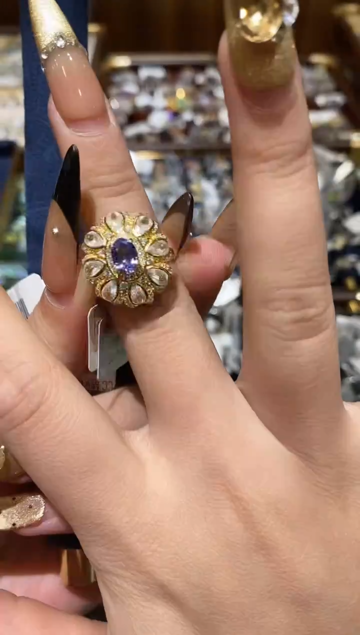 纯铜合金琉璃楚楚珠宝中古甄选不退换