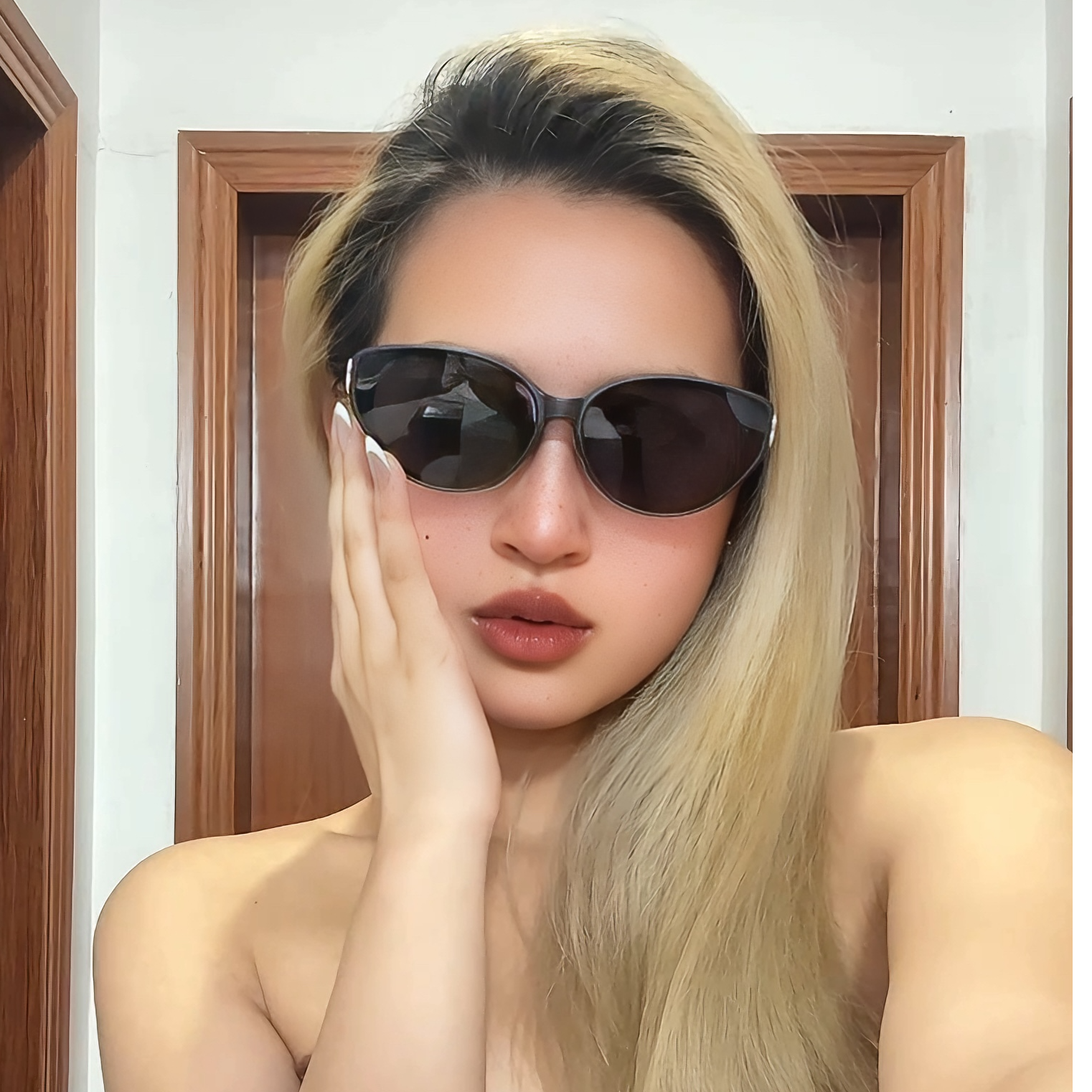 FJ（300-399）2025新款女款太阳镜墨镜百搭网红时尚韩版潮流