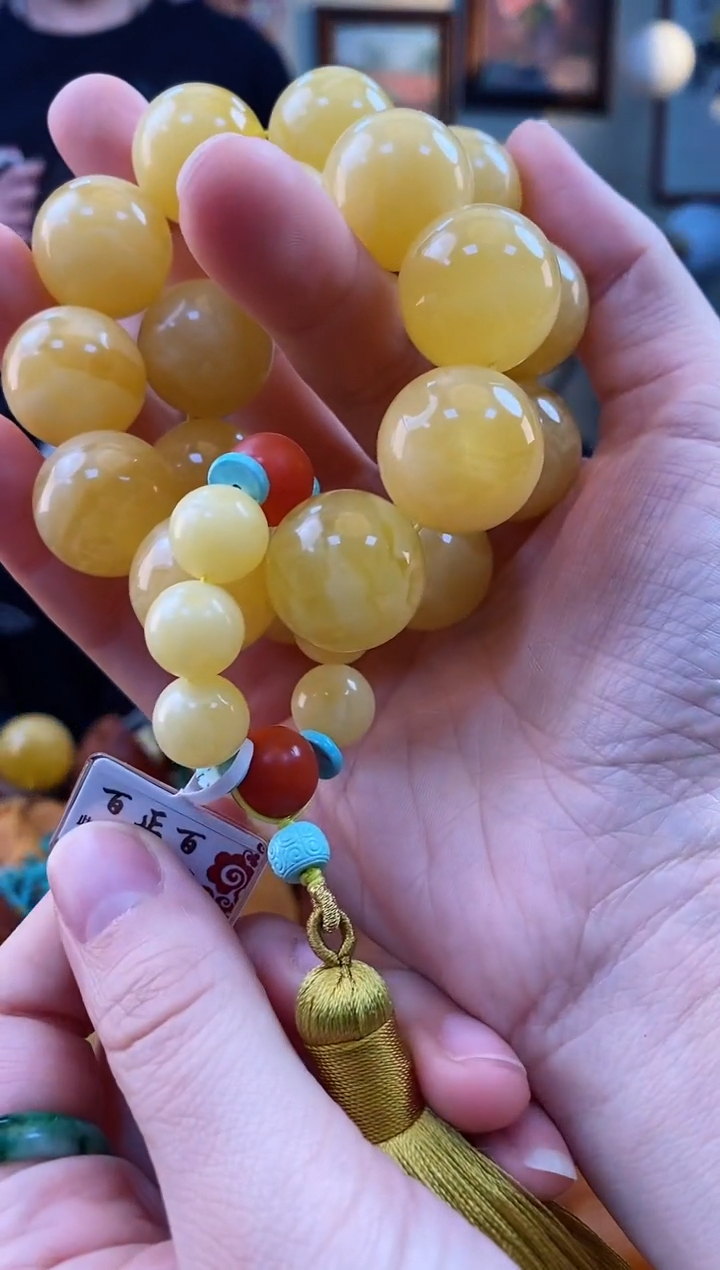 【闪购商品】琥珀手串未镶嵌手串 