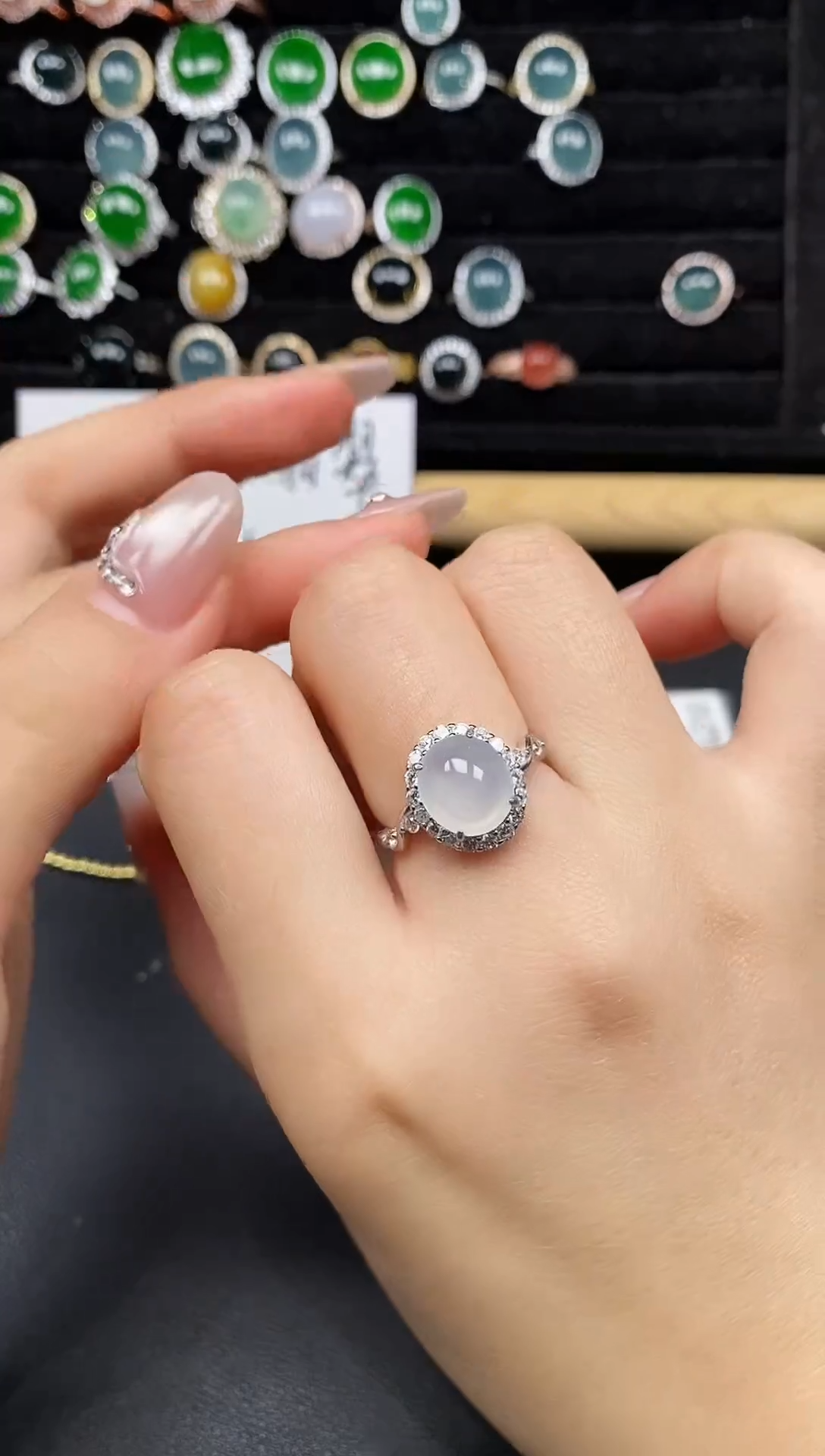 未镶嵌戒指翡翠26525