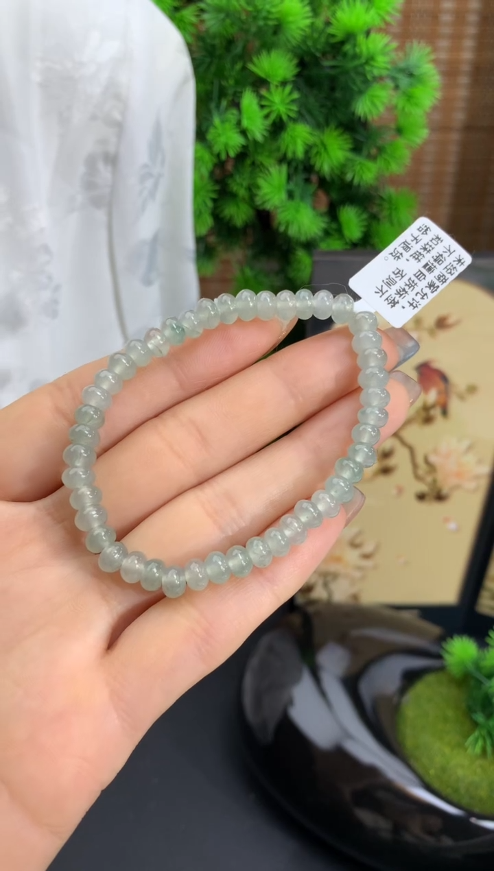 【闪购商品】翡翠手链未镶嵌卡6mm