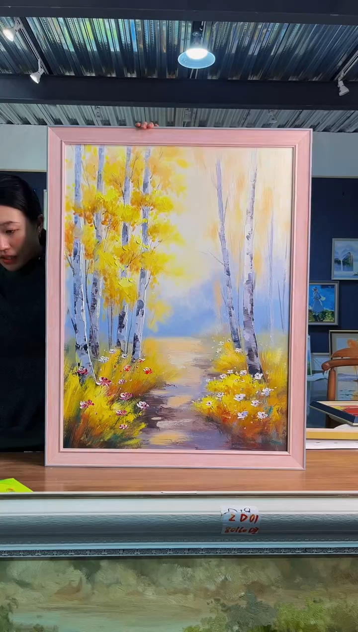 【闪购商品】油画9号 60*80 柏杨-手绘油画