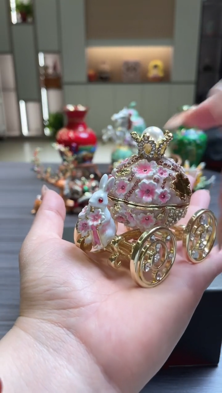 七宝烧珐琅彩首饰盒