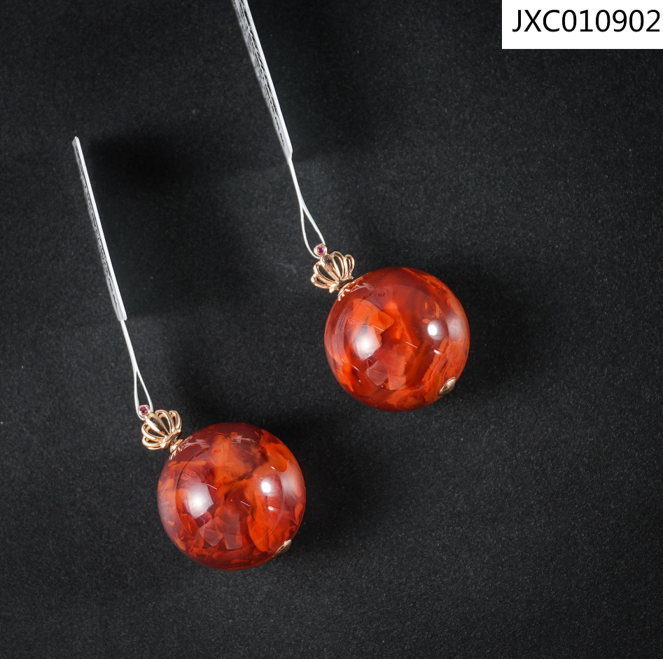 【老掌柜讲珠宝】南红18K大单珠项链/多样性发货发一件 JXC010902