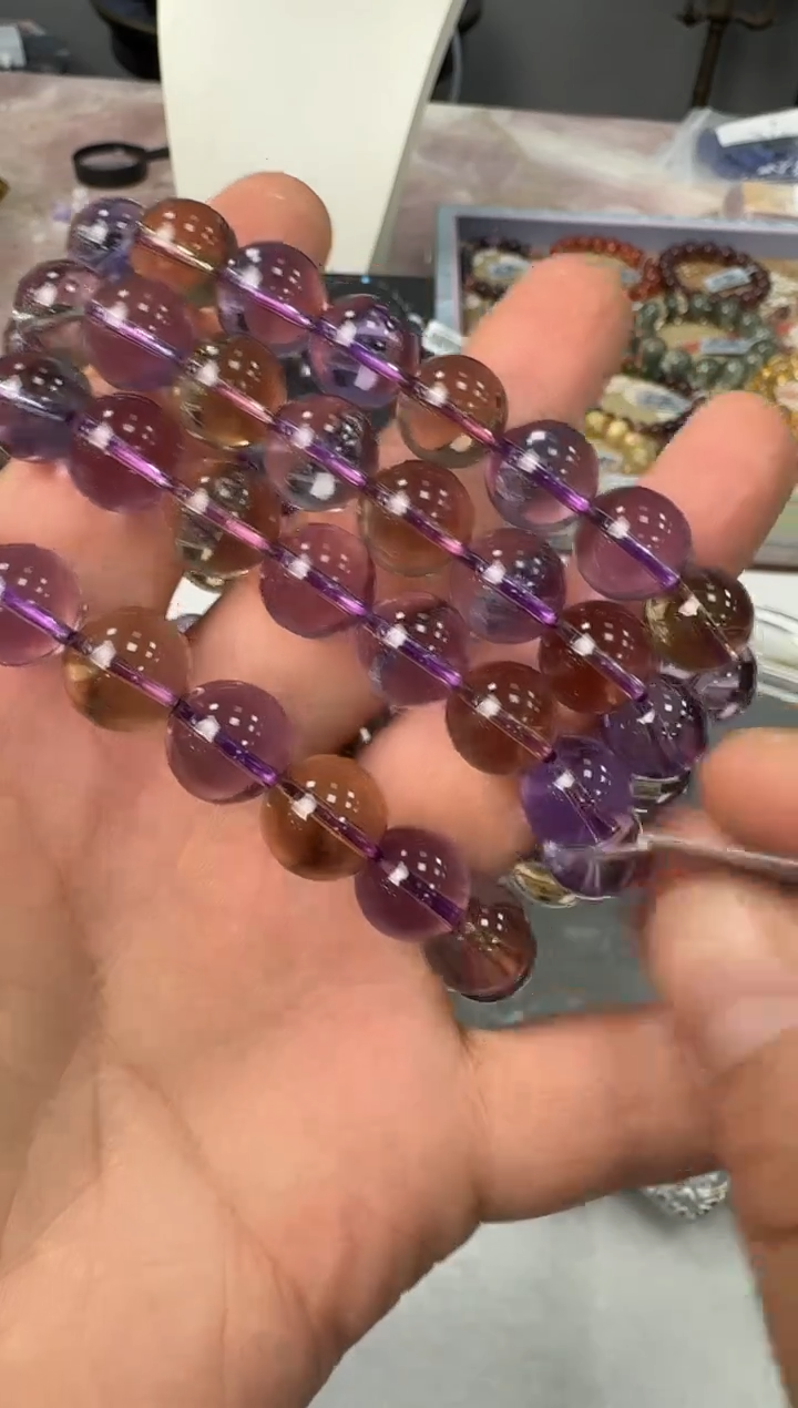 【闪购商品】水晶手链未镶嵌gd4416约11mm多样性发一件