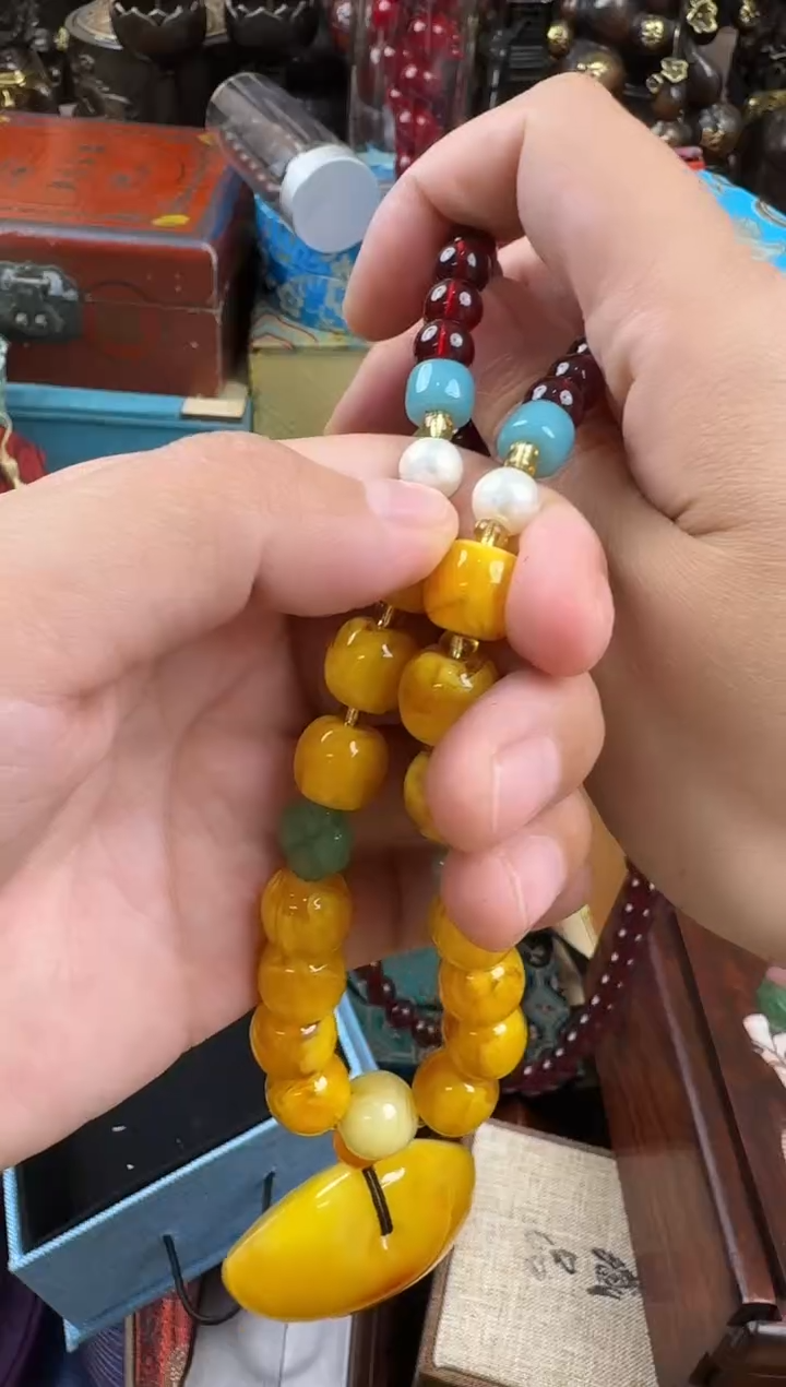 未镶嵌颈饰蜜蜡你艳姐专属文玩