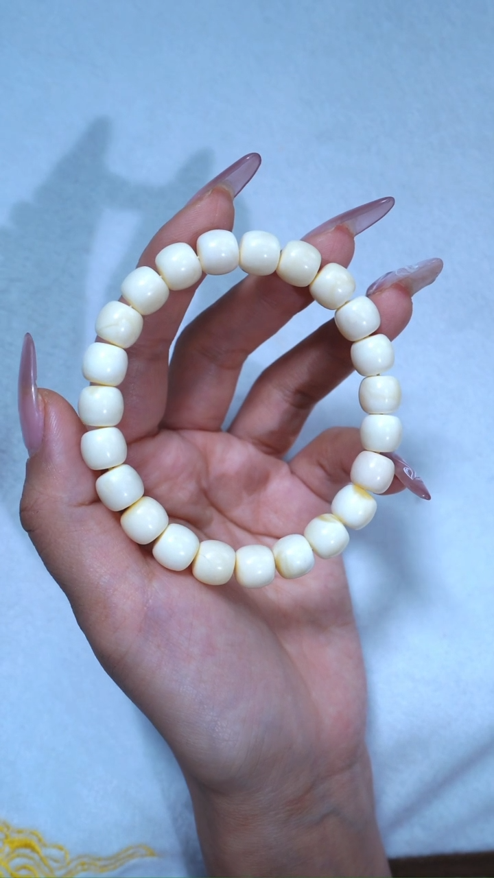 【闪购商品】蜜蜡手链未镶嵌典藏级9.7mm瓷白浓蜡顺色少纹