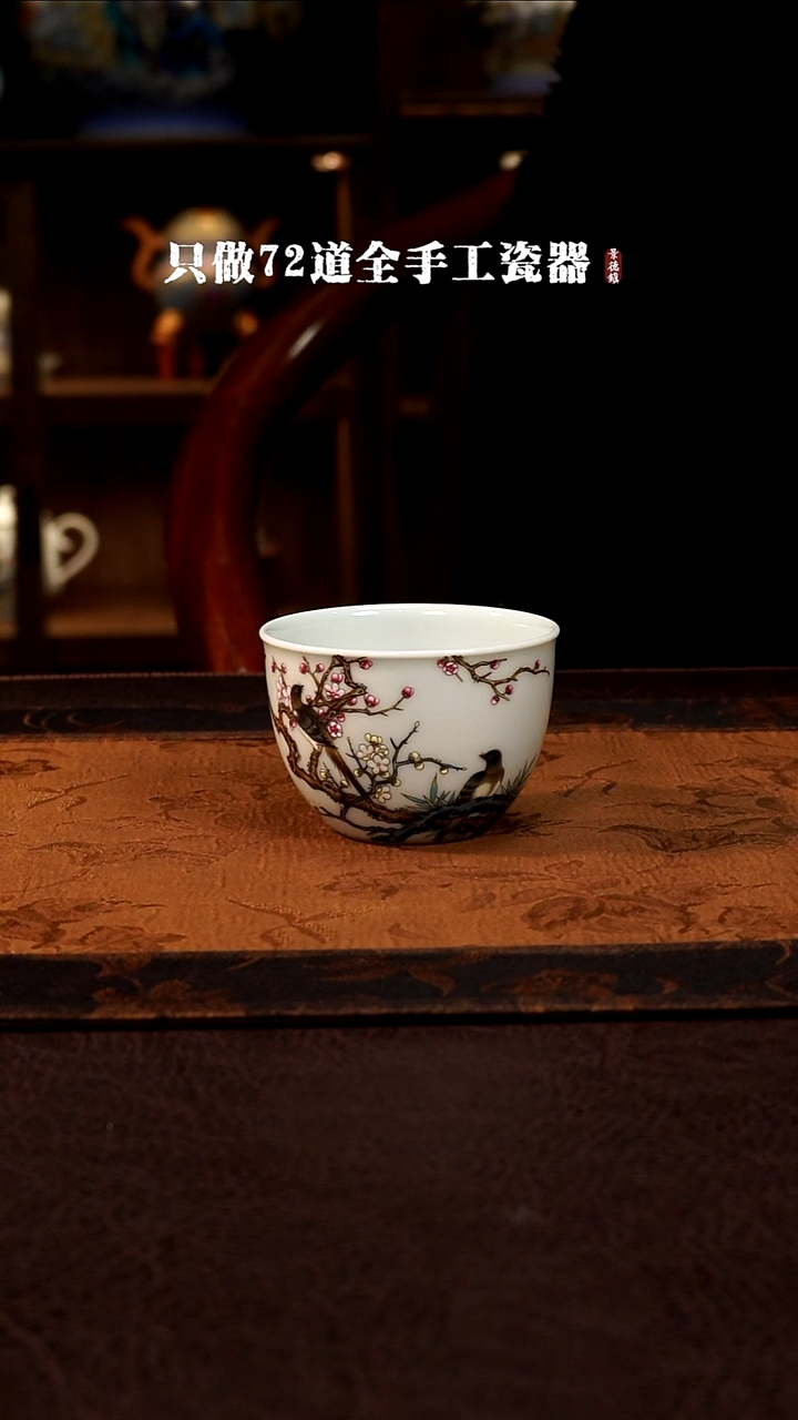 摆件陶景德镇现代手工手绘陶瓷