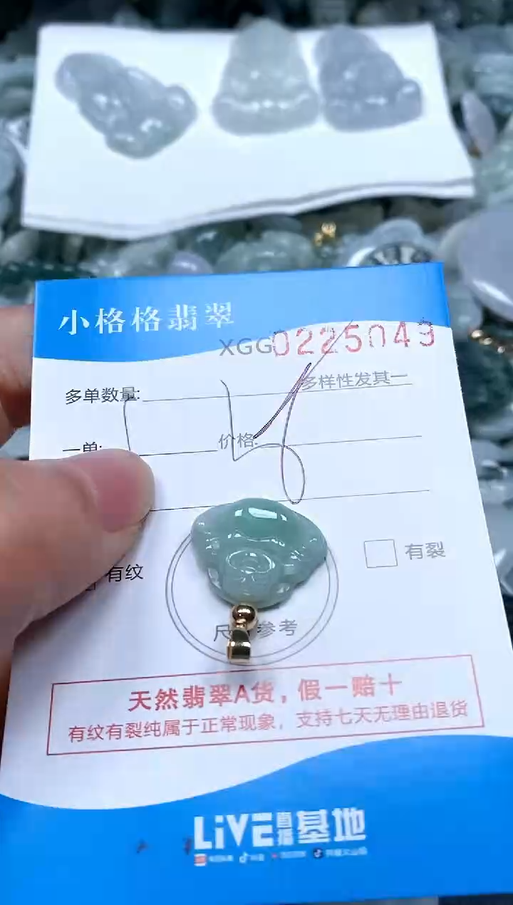 【闪购商品】翡翠颈饰未镶嵌闪购商品0225049