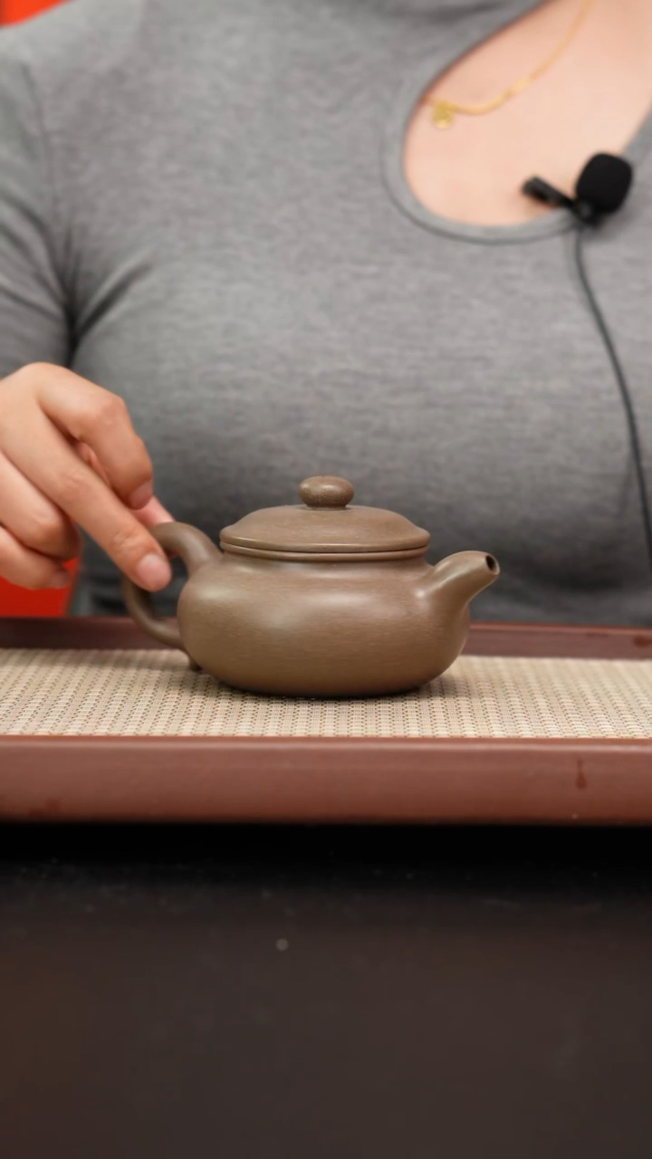 【闪购商品】紫砂茶壶蟹壳青仿古200