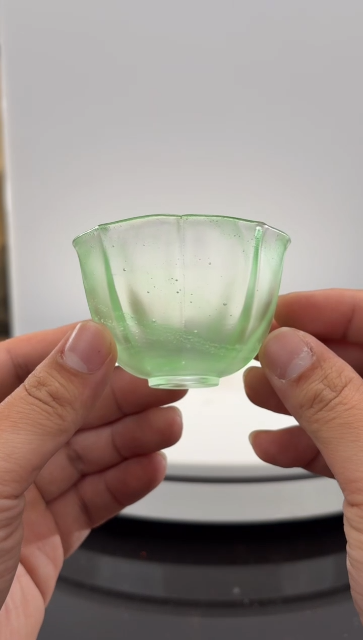 摆件沧浪葵口杯子