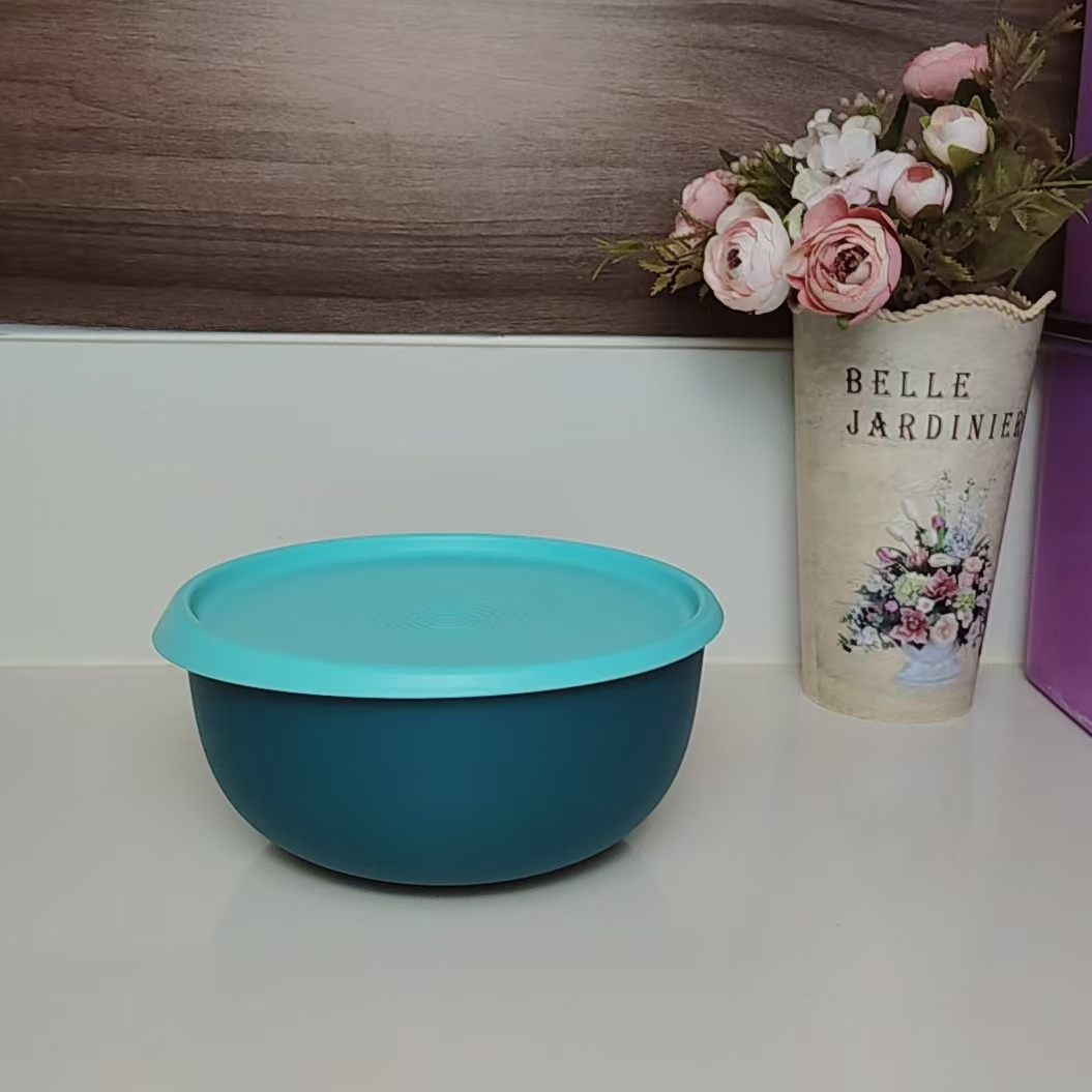 （外）1.3升花开富贵保鲜碗  冷藏保鲜碗  防摔 创意 PP材质 