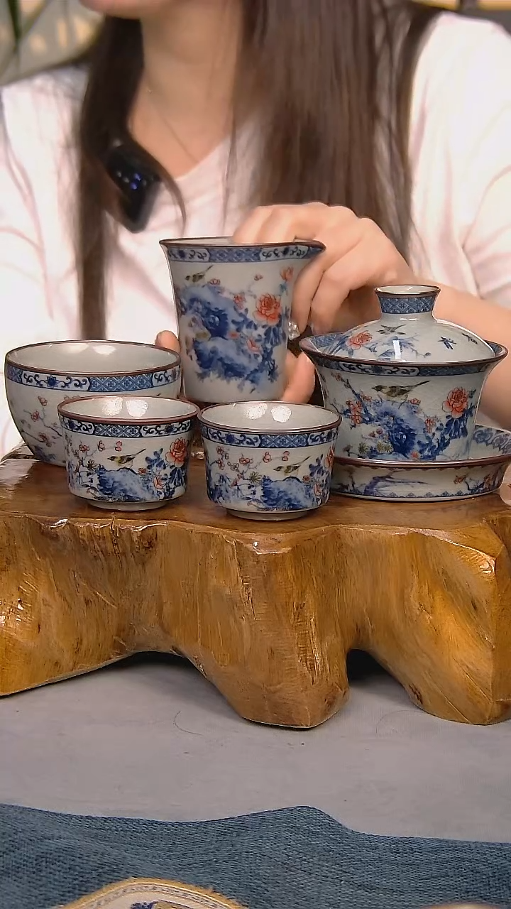 【闪购商品】简装家用款5件套 陶瓷家用茶具系列