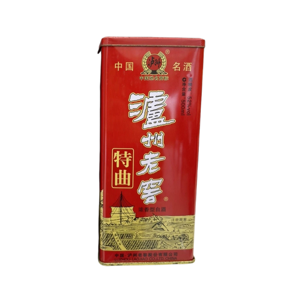 泸州老窖09年铁盒特曲 52度500ml*1瓶 浓香型白酒