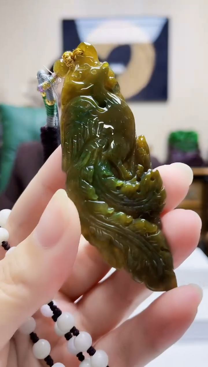 未镶嵌定制翡翠吊坠77