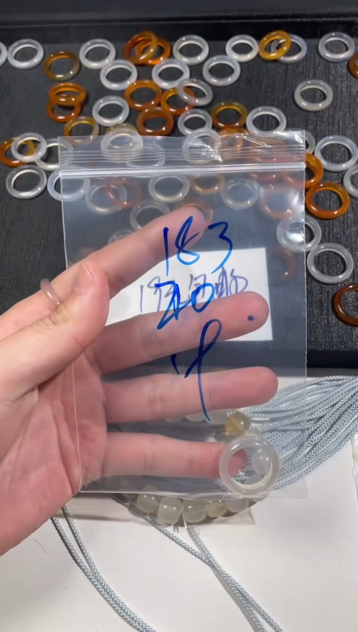 【闪购商品】玛瑙/玉髓戒指未镶嵌183