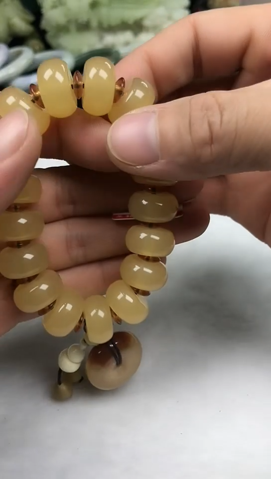 【闪购商品】水晶手链未镶嵌牛 角手串