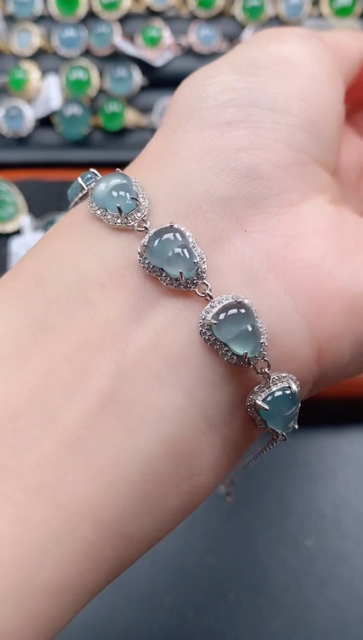 银S925镶嵌戒指翡翠1111111