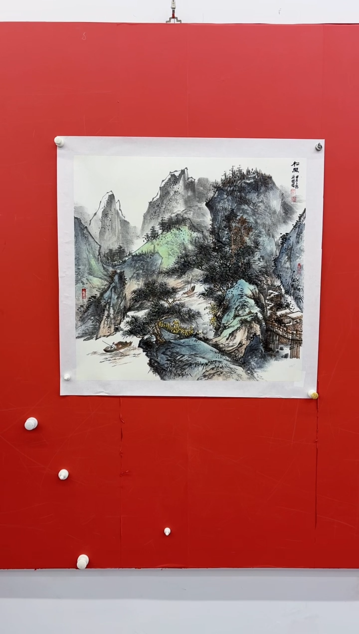 国画张国锐老师作品