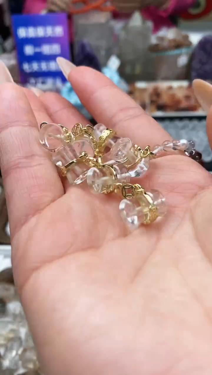 【闪购商品】水晶颈饰未镶嵌8a多样性发其一/1.25/1个