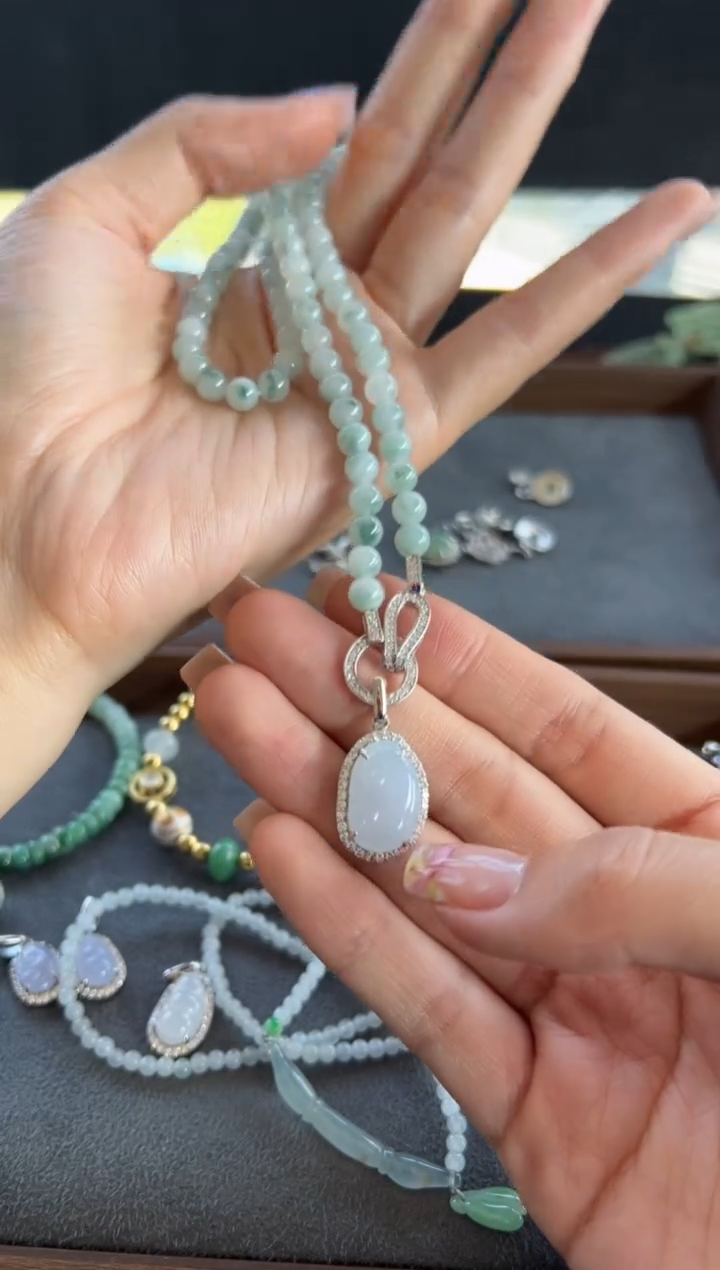 【闪购商品】翡翠项链未镶嵌335买断