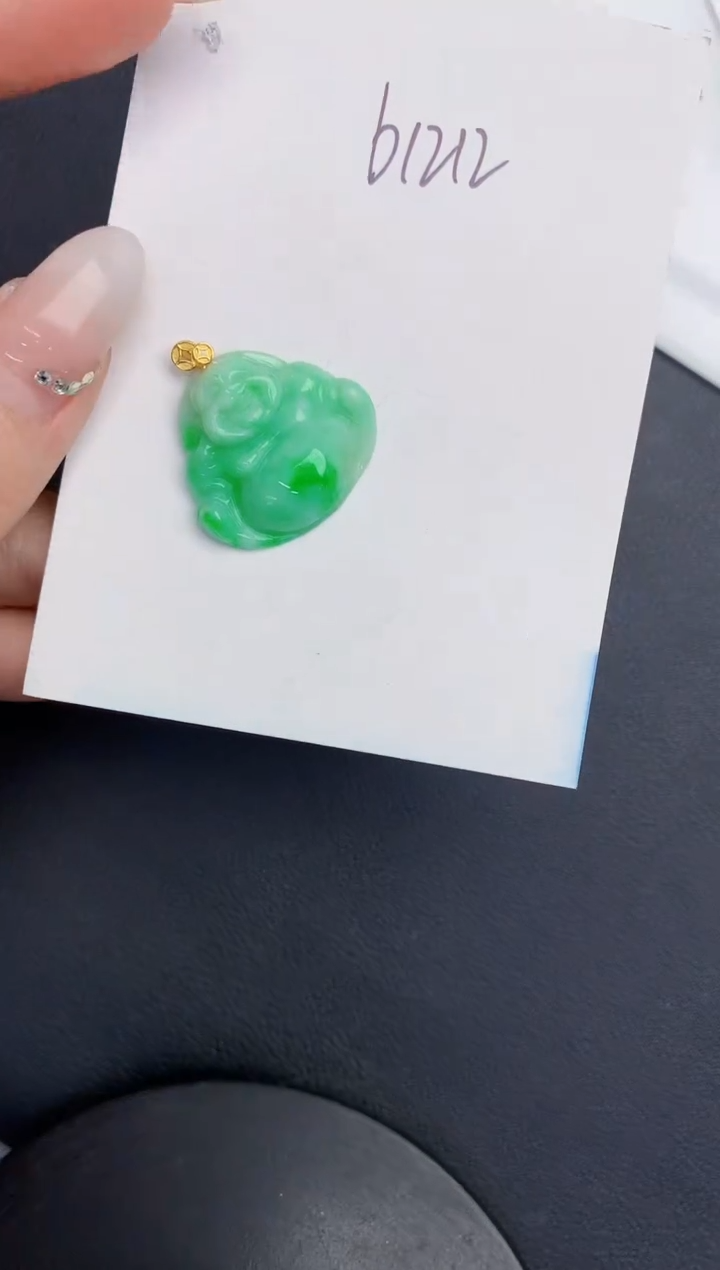 【闪购商品】翡翠颈饰18K金镶嵌000000000000