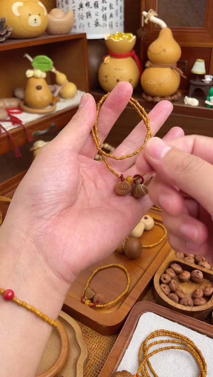 竹节手串一物一拍好运连连双圈