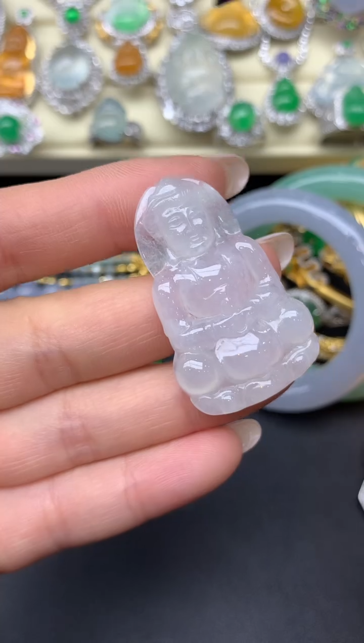 翡翠未镶嵌颈饰53-雪姐翡翠天天见