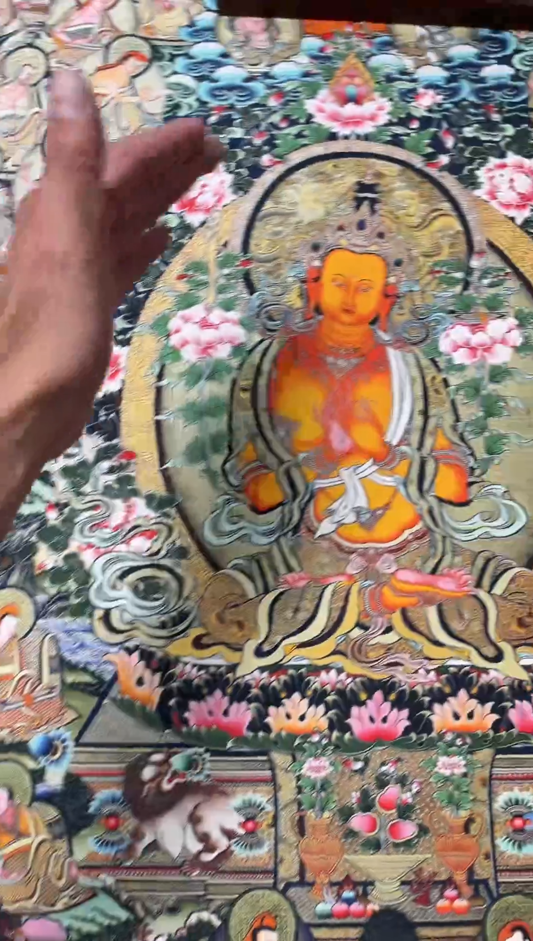 卷轴画老三的唐卡tk16