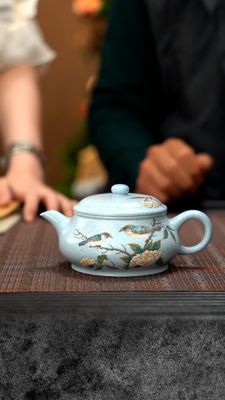 【闪购商品】紫砂茶壶阳羡宝石蓝  CFY