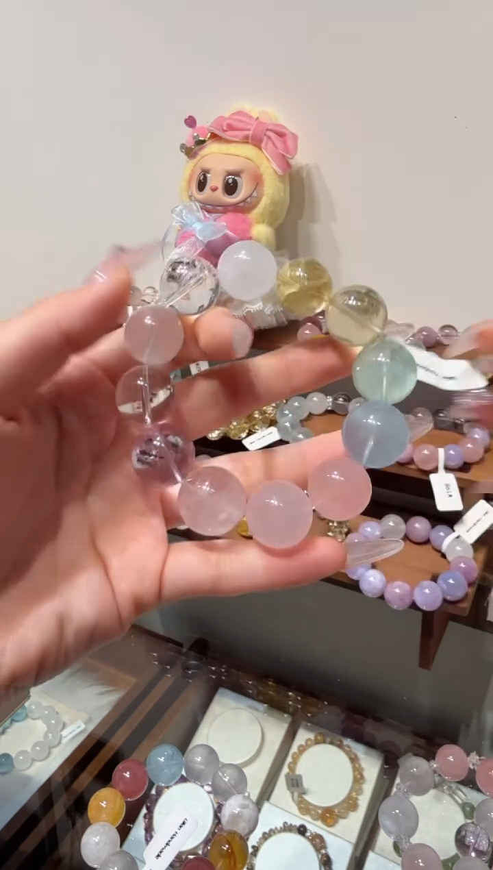 水晶手串未镶嵌）拍4单发一串 拍1单发单珠 多样性发货