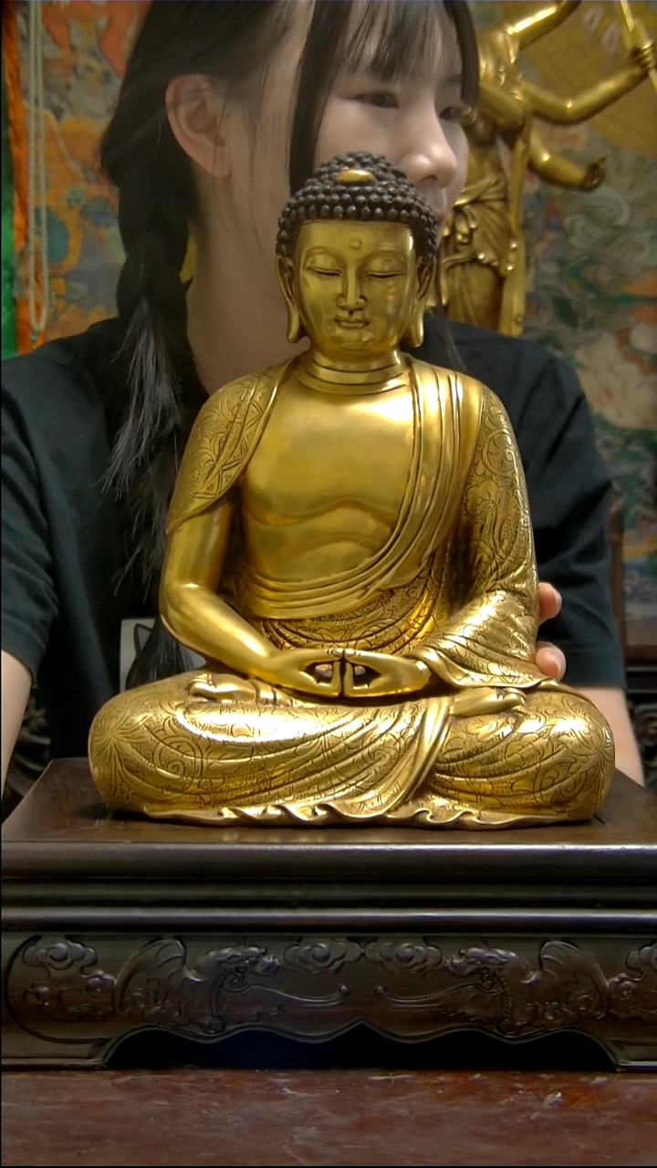 小*哥铜像造像收藏铜像造像收藏释迦摩尼