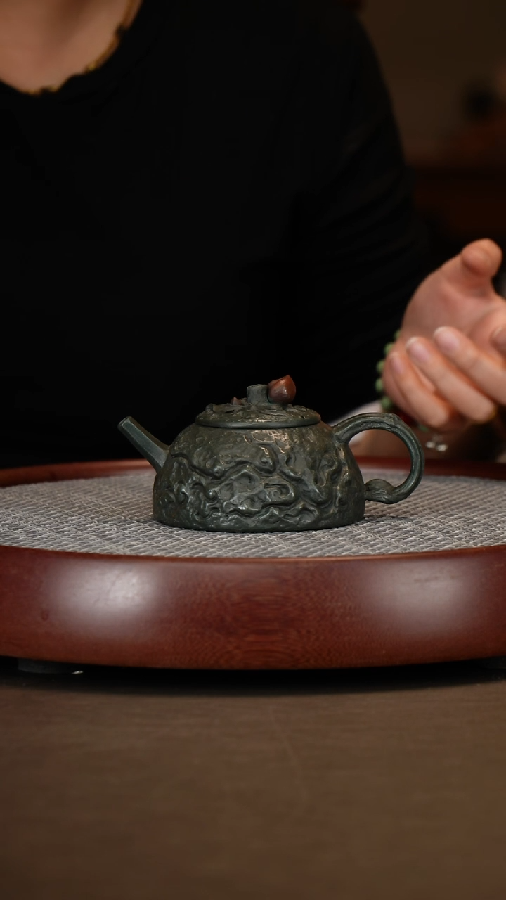 【闪购商品】紫砂茶壶可心绿泥供春（小）