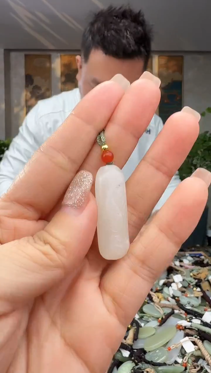 颈饰未镶嵌和田玉拍一发一多样性发货